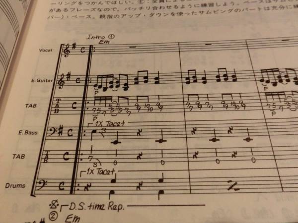 浜田麻里(炎の誓い/ROMANTIC NIGHT)タブ譜/バンドスコア