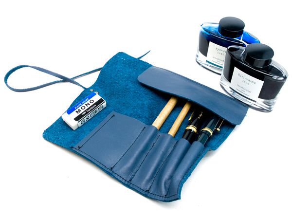 【ハンドメイド】姫路レザー　 ロールアップペンケース【革】_3