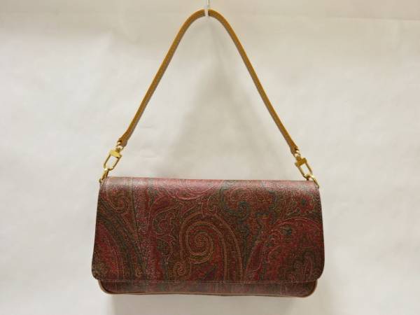 ETRO 2WAYショルダーバッグ/クラッチ ペイズリー O8A