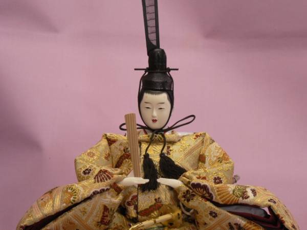 ○ ひな人形 倉庫保管品 京九番親王（西陣織金襴） ○ 雛人形 【公式通販】