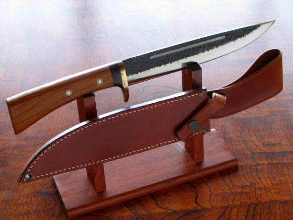 ◆関兼常◆美濃傳古式猪狩刀（大） 【安来綱青紙】 源流釣行に