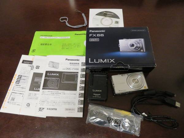 LUMIX DMC-FX66 デジカメ Panasonicパナソニック 取説充電器あり