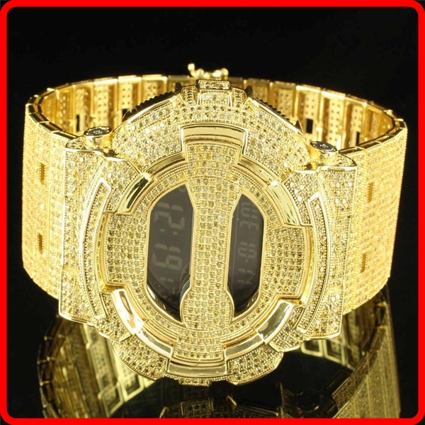 職人仕上げ★Gショック 14金イエローゴールド Labダイア セレブ