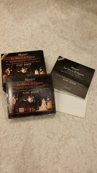 【中古品】フィガロの結婚 カール ベーム3枚組希少CD