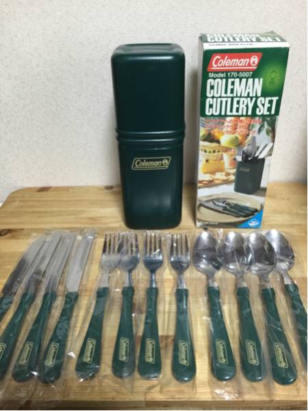 廃盤 coleman コールマン カトラリーセット テーブルウェア カトラリー