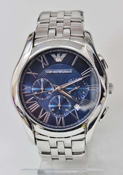エンポリオアルマーニ 腕時計 AR-1787 クロノグラフ ネイビー