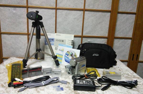 SONY◆DCR-PC350◆美品◆動作品◆付属品ほぼ完備◆三脚◆ケース