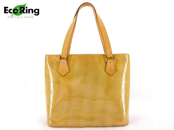 1円 ヴィトン M91004 ヴェルニ ヒューストン トートバッグ AK487