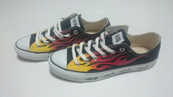 コンバース オールスター LO ファイヤー柄 27.0㎝ US8.5