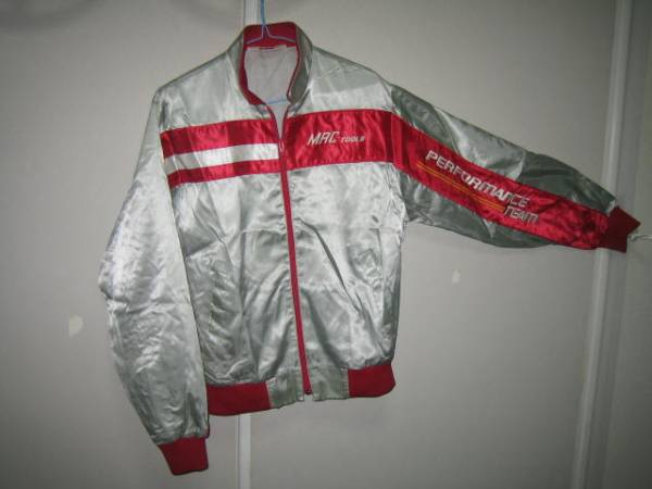 B-34/MAC TOOLS/ジャケット/シルバ-レッド/中古