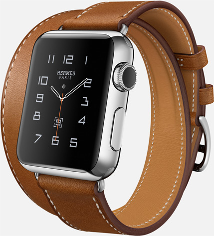Apple watch HERMES 38mm ドゥブルトゥール 茶色　新品