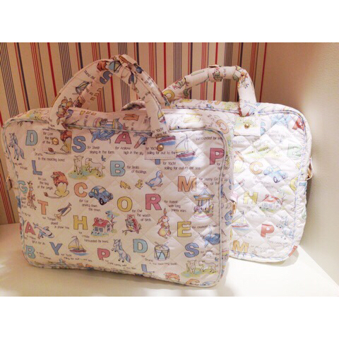 ジェラートピケ アルファベットバッグ ママバッグマザーズバッグ