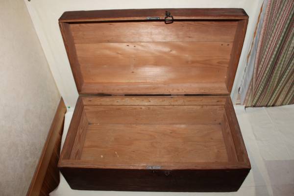 ●美術品・骨董品の道具箱 時代木箱/検中国古美術煎茶掛軸