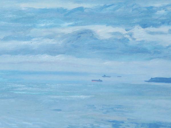 絵画館 人気!岡義実 20号「ノルマンディー」いやし系☆8～12万☆