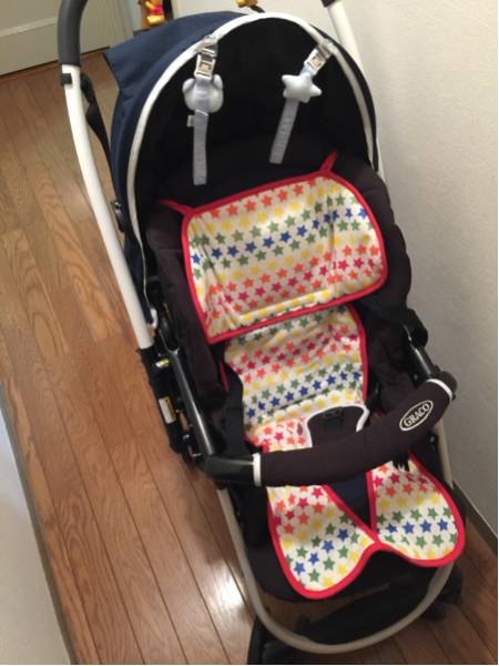 [美品使用２回]GRACOベビーカー紺