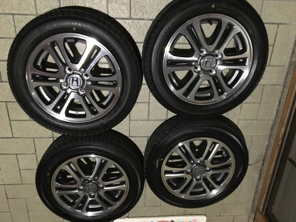 『新車外し』HONDA N-BOX 純正14インチ ホイールタイヤ4本セット