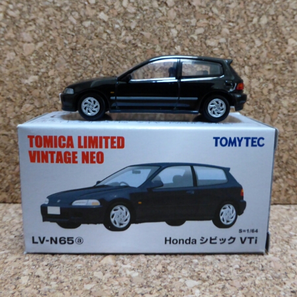 トミカ LV-N 65a ホンダ シビック VTi ブラック TLV