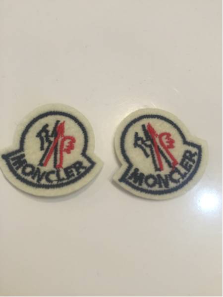 送料無料モンクレール ロゴ ワッペン 2枚セット アイロン可