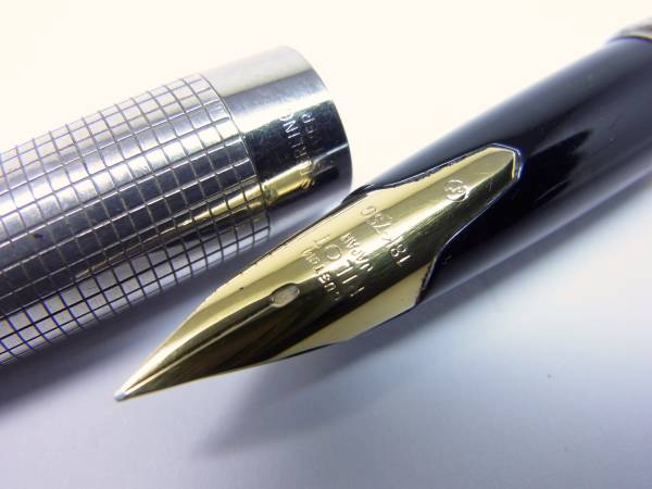 パイロット エリート スターリング シルバー ペン先18K