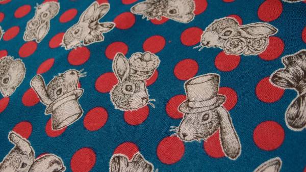 うさぎ柄　生地_2