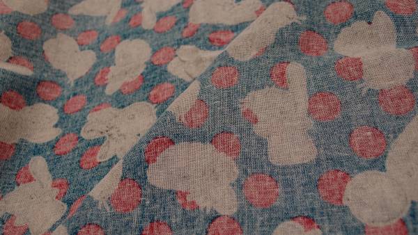 うさぎ柄　生地_3