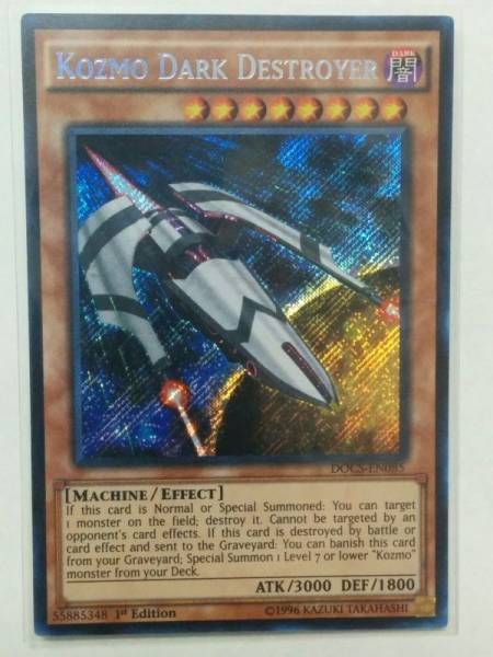 英語 遊戯王 Kozmo Dark Destroyer 1st DOCS シークレット シク