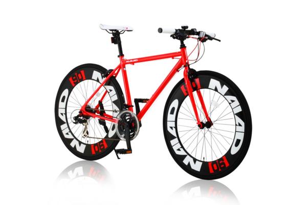 送料無料 カノーバ CAC-023 ナイアード 700c クロスバイク　RD