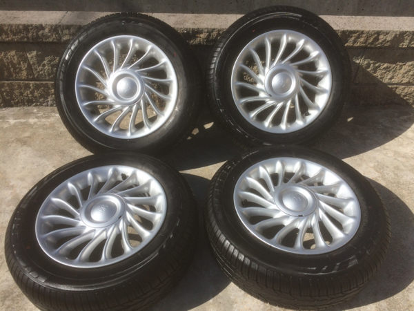 ☆最落無 Bb純正 15×6j+39 100/4h 185/65R15☆溝◎4本セット