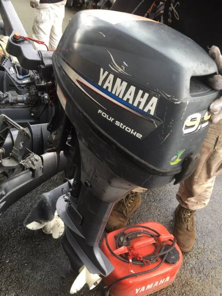 2 中古 船外機 ヤマハYAMAHA 9.9PS 4ストローク 動作確認済 福岡