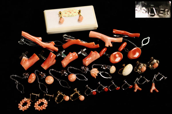 【彩葉】珊瑚 宝飾品 大量セット 重さ116g