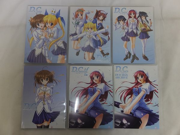 DVD BOX ダ・カーポ，セカンドシーズン各全4巻/D.C，SS，if[梱0.1