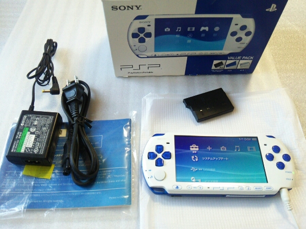 の正規品は正規取扱店で 送料510円(PSP3000箱付きセット)ホワイト