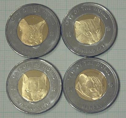 ネココイン★プントランド 25シリング 未使用 10種類★