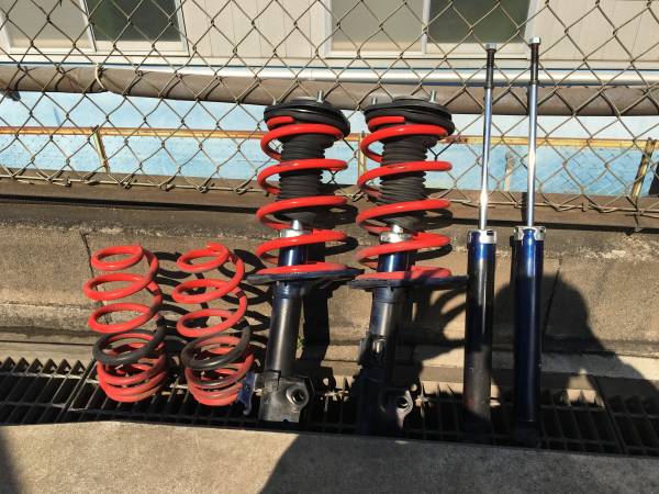 エスティマ50 TRDショックタナベNF210着き