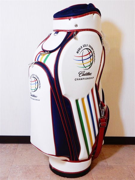 1円～ 【新品】 PGA CB-3043 9インチ キャディーバッグ　白紺赤