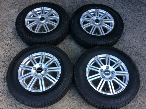 A789 ☆パジェロミニに☆ ZACK JP-9 & ファルケン 冬 175/80R15