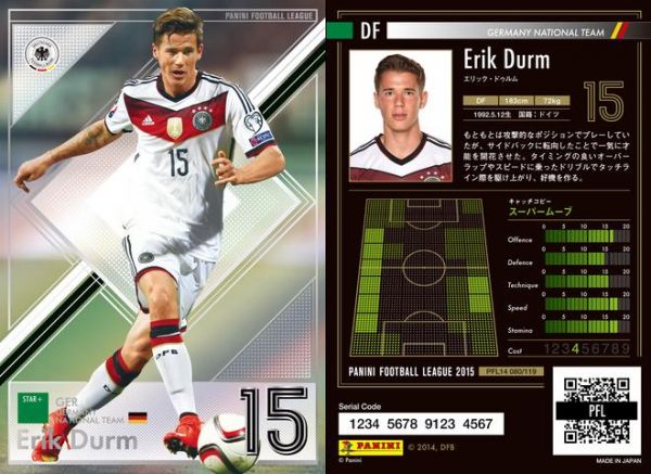 (^_^)v★パニーニPFL14 ST+ エリック・ドゥルム在庫５★先送OK!_1