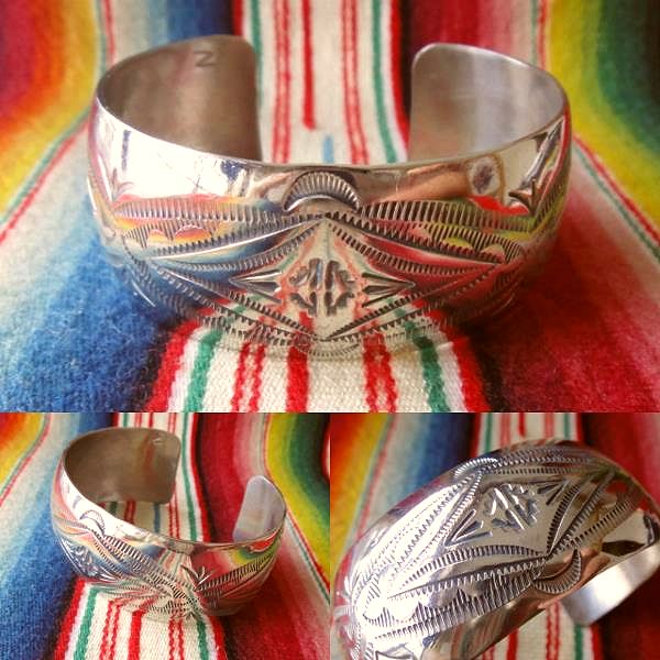 特大1円～ ビンテージ ナバホ インディアン シルバーバングル