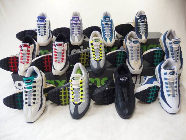 当時物のエアマックス95 13足セット! NIKE AIRMAX95 オリジナル