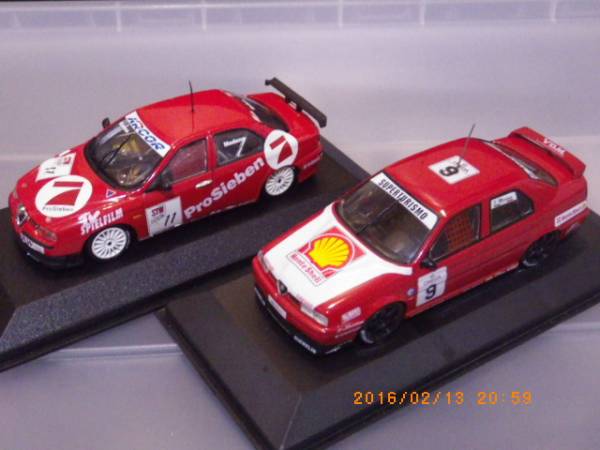 1/43 PMA ALFA-ROMEO DTM 2台まとめて S.モデナ