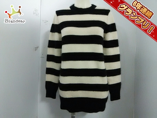 デミリー ワンピース XS レディース アイボリー×黒 ボーダー