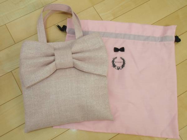 新品 muguet ミュゲ J.B.さくら ピンク かご バッグ FOXEY好きも