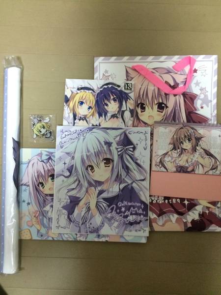 へるるん LOOPTHELOOP! C89 タペストリー グッズセット ご覧いただき