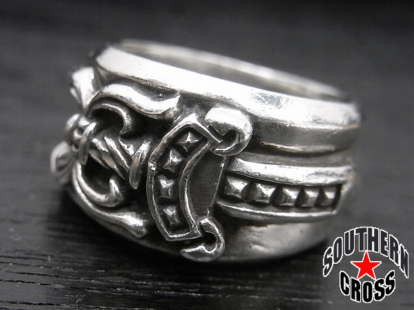 クロムハーツ リング 15号② 美品○CHROME HEARTS クロムハーツ SCRL