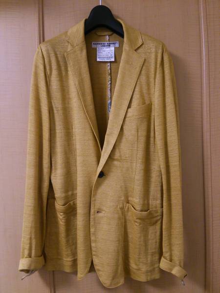 【KATHARINE HAMNETT】 Mサイズ 麻素材 メンズジャケット