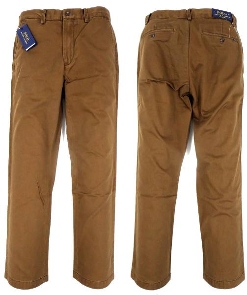 新品 ラルフローレン CLASSIC FIT チノパン 32 茶 /d8088
