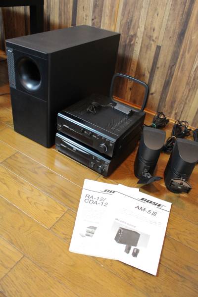 BOSE AM-5Ⅲ RA-12 CDA-12 スピーカーセット CD等ジャンク 動作 家電