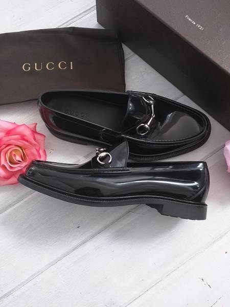 GUCCI 新品 シューズ ◆激安 3日迄H&Mストール付 素敵過ぎ