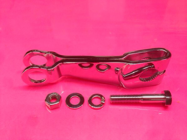 ブレーキアーム☆メッキ、オフセット、モンキーダックスシャリー