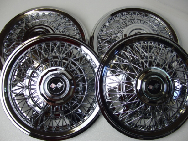 14インチ メッキ ワイヤー ホイールカバー デイトン クレーガー